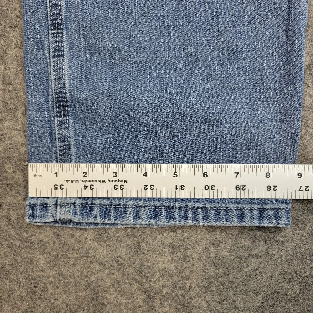 Wrangler Jeans Mens 38x30 Blue Denim Y2k Carpenter Workwear Rancher Country Cow